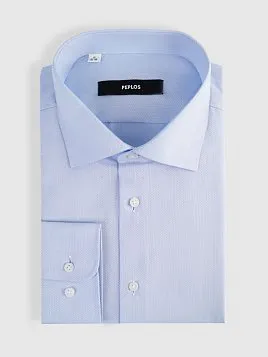 СОРОЧКА МУЖСКАЯ PEPLOS SH25092-R ГОЛУБОЙ