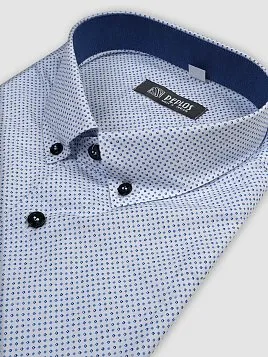 СОРОЧКА МУЖСКАЯ PEPLOS SH20061-SL ГОЛУБОЙ