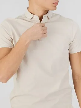 БЕЖЕВАЯ РУБАШКА-ПОЛО TSP26024-R