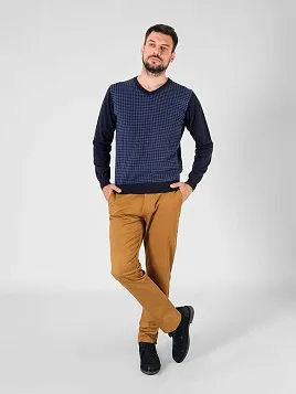 ПУЛОВЕР МУЖСКОЙ PEPLOS KN24P026 СИНИЙ