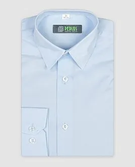 СОРОЧКА ДЛЯ МАЛЬЧИКА PEPLOS SH19J060-R ГОЛУБОЙ