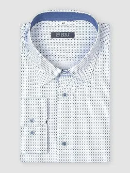 СОРОЧКА МУЖСКАЯ PEPLOS SH21007-SL БЕЛЫЙ