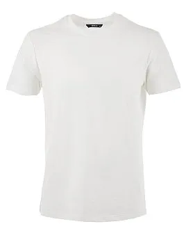 ФУТБОЛКА ИЗ ФАКТУРНОЙ ТКАНИ TSR26103-R БЕЛАЯ