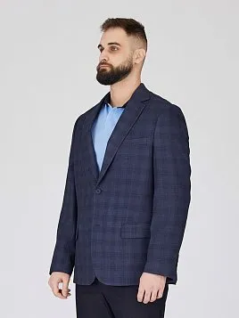 СИНИЙ МУЖСКОЙ ПИДЖАК JA26114-С