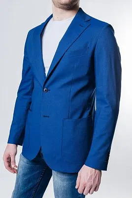 ПИДЖАК МУЖСКОЙ CLAUDIO VERDI CJ1802 СИНИЙ
