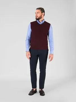 ЖИЛЕТ МУЖСКОЙ PEPLOS KN-CV-06 БОРДОВЫЙ