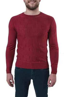 ДЖЕМПЕР МУЖСКОЙ PEPLOS KN19J021 КРАСНЫЙ