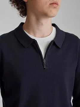 ДЖЕМПЕР ПОДРОСТКОВЫЙ ПОЛО PEPLOS JKN25J009 ТЕМНО-СИНИЙ