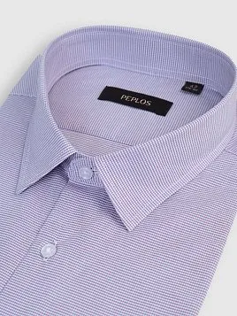 СОРОЧКА МУЖСКАЯ PEPLOS SH25042-K-C СИРЕНЕВЫЙ