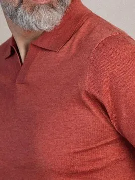 ДЖЕМПЕР МУЖСКОЙ ПОЛО PEPLOS KN25SH059 КРАСНЫЙ