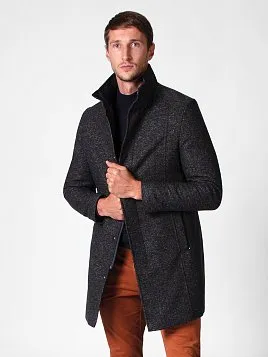 ПАЛЬТО МУЖСКОЕ PEPLOS OW2105-CT СЕРЫЙ