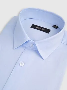 СОРОЧКА ДЛЯ МАЛЬЧИКА PEPLOS SH25J061-SL ГОЛУБОЙ