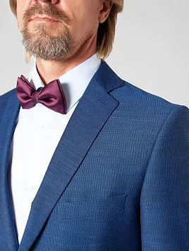 КОСТЮМ МУЖСКОЙ CLAUDIO VERD SU21033-SL СИНИЙ (ЖИЛЕТ ОТДЕЛЬНО)