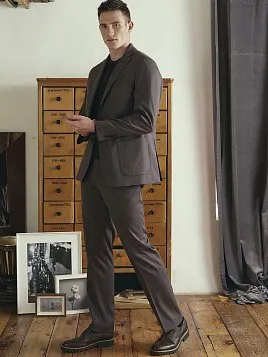 МУЖСКОЙ КОСТЮМ SU26117-R СЕРЫЙ