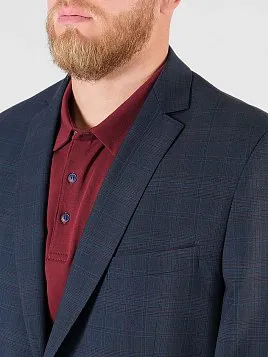 КОСТЮМ МУЖСКОЙ PEPLOS SU23008-С СИНИЙ