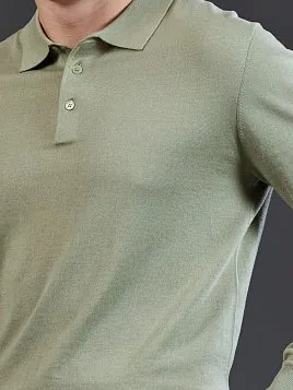 ТРИКОТАЖНАЯ РУБАШКА KN26SH057 ЗЕЛЕНАЯ