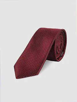 ГАЛСТУК МУЖСКОЙ PEPLOS БОРДОВЫЙ. МИКРОДИЗАЙН (250/157494-3)