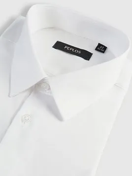 СОРОЧКА МУЖСКАЯ PEPLOS SH25009-SL БЕЛЫЙ