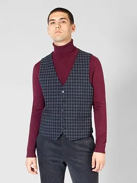 ЖИЛЕТ МУЖСКОЙ PEPLOS V22019 СИНИЙ