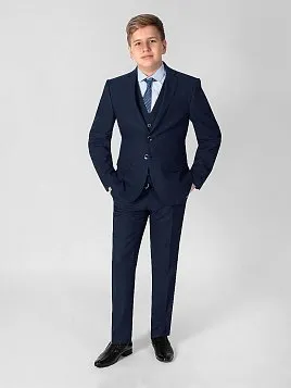 КОСТЮМ ПОДРОСТКОВЫЙ PEPLOS SU23T002-SL ТЕМНО-СИНИЙ