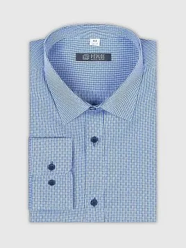 СОРОЧКА МУЖСКАЯ PEPLOS SH22131-SL СИНИЙ