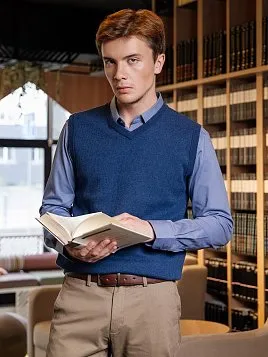 БРЮКИ МУЖСКИЕ PEPLOS P2406-SL БЕЖЕВЫЙ