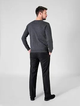 ДЖЕМПЕР МУЖСКОЙ PEPLOS KN24J022 ТЕМНО-СЕРЫЙ