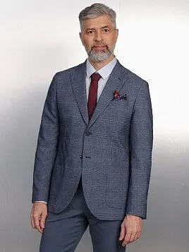 ПИДЖАК МУЖСКОЙ PEPLOS JA25147-SL СИНИЙ