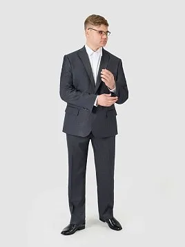 КОСТЮМ МУЖСКОЙ PEPLOS SU24007-C ТЕМНО-СЕРЫЙ