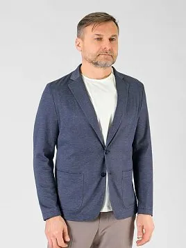 ПИДЖАК МУЖСКОЙ PEPLOS JA23115-R СИНИЙ ТРИКОТАЖНЫЙ