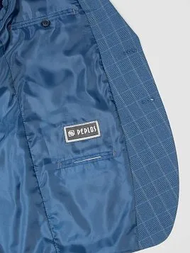 КОСТЮМ МУЖСКОЙ PEPLOS SU22018-SL СИНИЙ