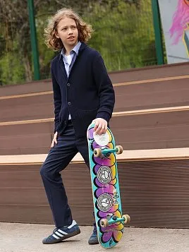 КАРДИГАН ПОДРОСТКОВЫЙ PEPLOS JKN25C008 ТЕМНО-СИНИЙ