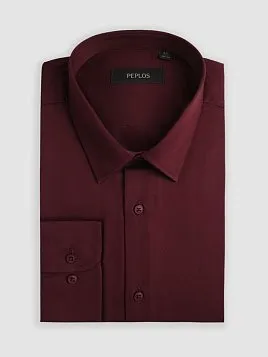 МУЖСКАЯ СОРОЧКА SH26122-SL БОРДОВАЯ