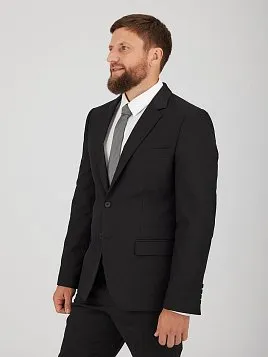 МУЖСКОЙ КОСТЮМ SU26099-R ЧЁРНЫЙ