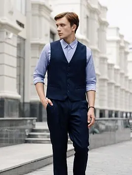 СОРОЧКА МУЖСКАЯ PEPLOS SH24071-SL СИНИЙ