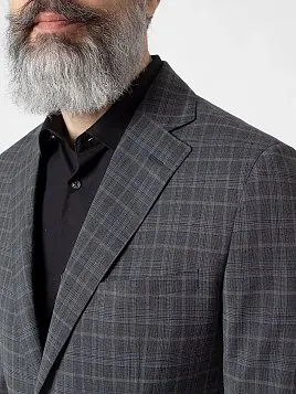 КОСТЮМ МУЖСКОЙ PEPLOS SU21019-R ТЕМНО-СЕРЫЙ