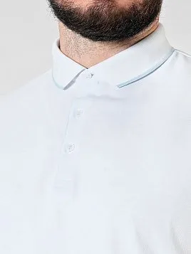 РУБАШКА-ПОЛО МУЖСКАЯ PEPLOS TS24016-Р БЕЛЫЙ
