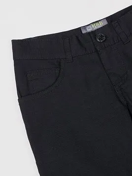 БРЮКИ ДЛЯ МАЛЬЧИКА МЛ. ШКОЛА PEPLOS P21B08-R ЧЕРНЫЙ