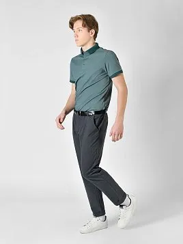 РУБАШКА-ПОЛО МУЖСКАЯ PEPLOS TS23007-Р ЗЕЛЕНЫЙ