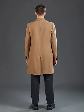 ПАЛЬТО ИЗ ШЕРСТИ В ОТТЕНКЕ КЭМЕЛ OW26213-CT