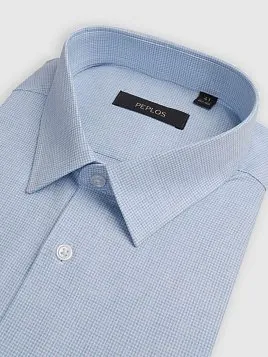 МУЖСКАЯ СОРОЧКА SH26071-R СИНЯЯ