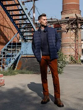 БРЮКИ МУЖСКИЕ PEPLOS P2209-SL ТЕРРАКОТОВЫЙ