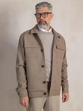 КУРТКА МУЖСКАЯ PEPLOS OW2539-JA БЕЖЕВЫЙ