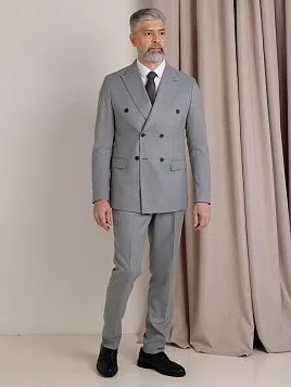 КОСТЮМ МУЖСКОЙ PEPLOS SU25128-R СВЕТЛО-СЕРЫЙ