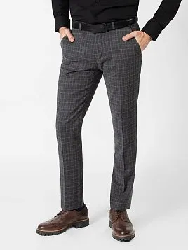 БРЮКИ МУЖСКИЕ PEPLOS TR21019-201 ТЕМНО-СЕРЫЙ