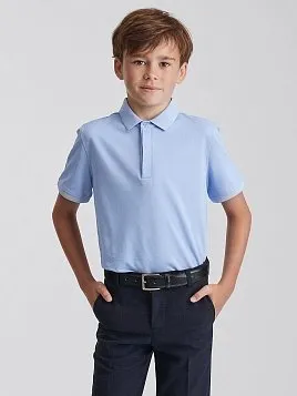 РУБАШКА-ПОЛО ДЛЯ МАЛЬЧИКА PEPLOS TSP25J05-R ГОЛУБОЙ