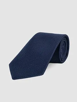 ГАЛСТУК МУЖСКОЙ PEPLOS ТЕМНО-СИНИЙ. ФАКТУРА (400/157834-3)