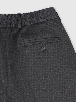 СЕРЫЙ МУЖСКОЙ КОСТЮМ ИЗ ЭЛАСТИЧНОЙ ТКАНИ SU26122-R