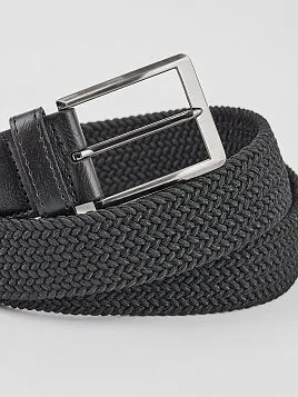 РЕМЕНЬ МУЖСКОЙ BELT-26-S1-1 ЧЁРНЫЙ