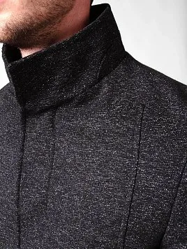 ПАЛЬТО МУЖСКОЕ PEPLOS OW2105-CT СЕРЫЙ